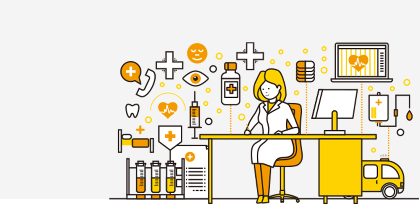 健康と医療に関するさまざまなコトをサポートします