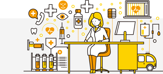 健康と医療に関するさまざまなコトをサポートします